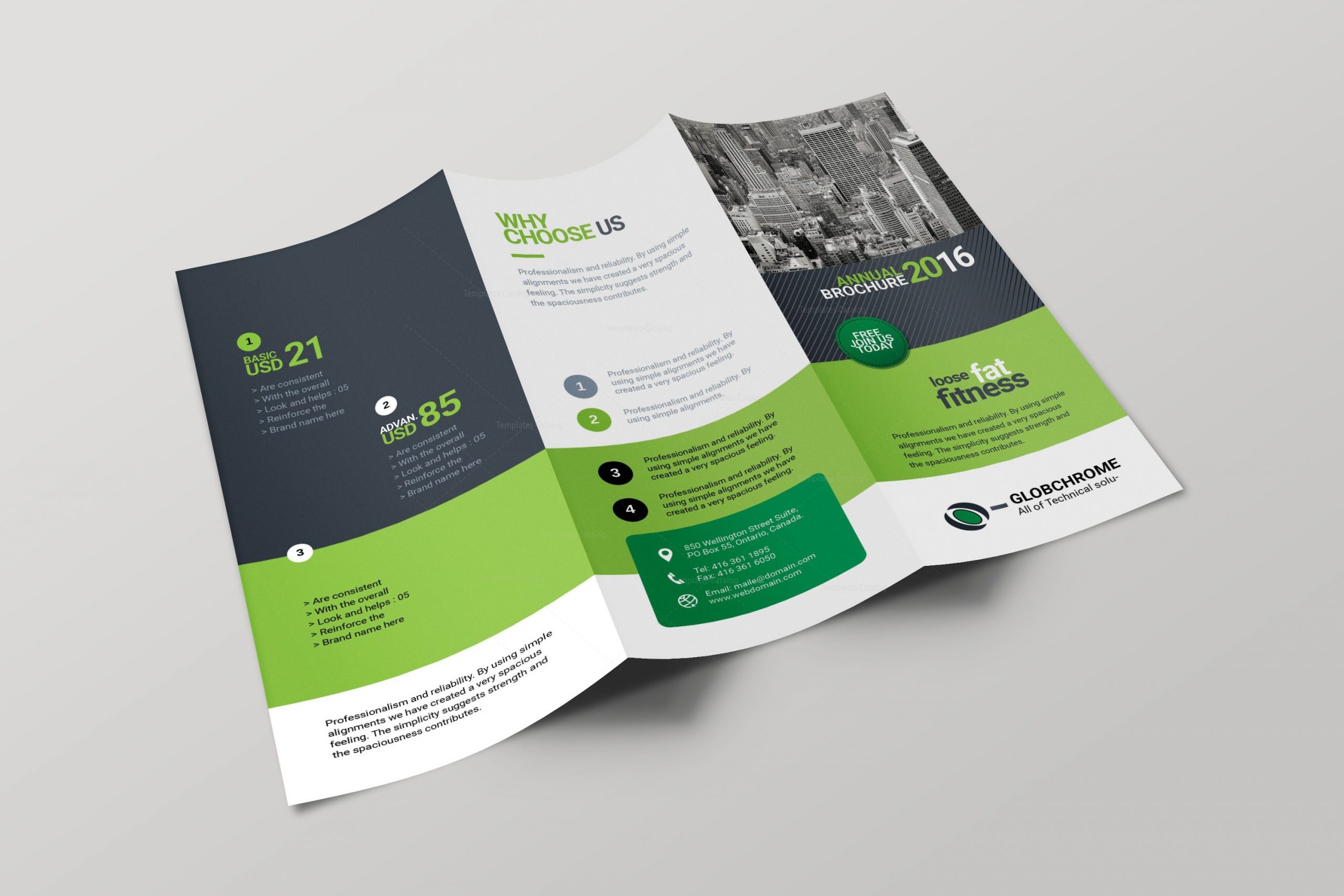 Lexington Corporate Creative Tri-fold Brochure - Templates Engine ...