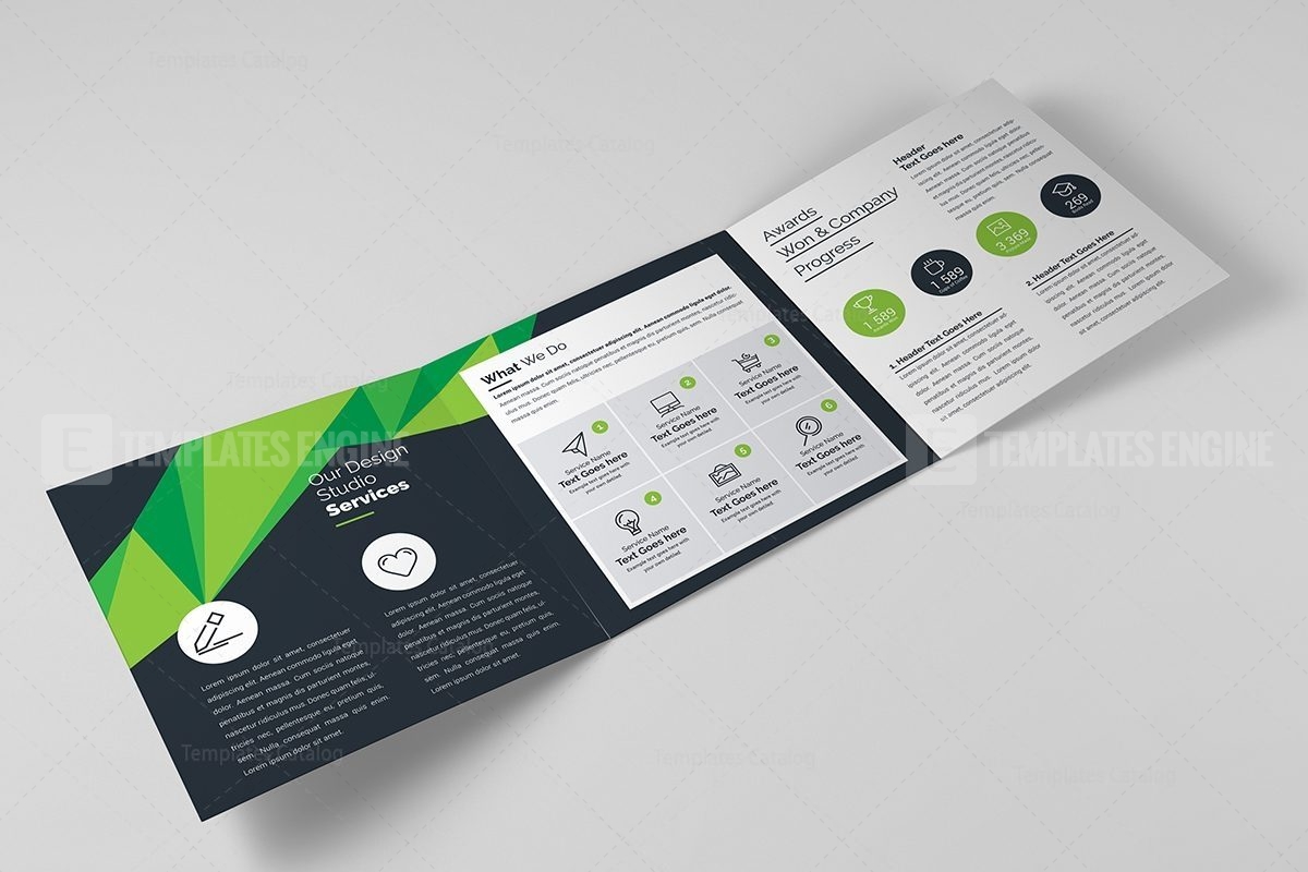 Modern Corporate Trifold Brochure - Templates Engine | High Quality ...