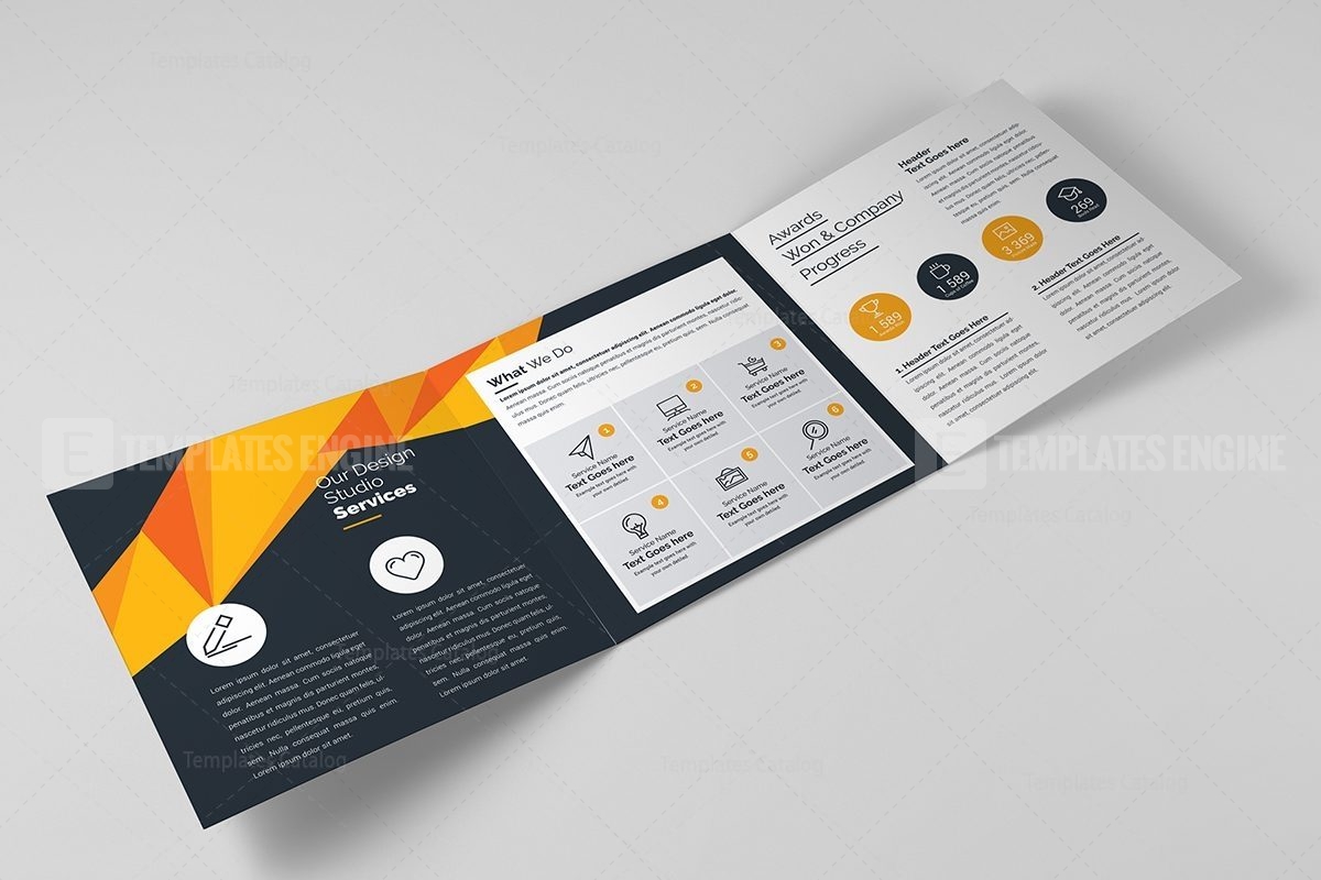 Modern Corporate Trifold Brochure - Templates Engine | High Quality ...